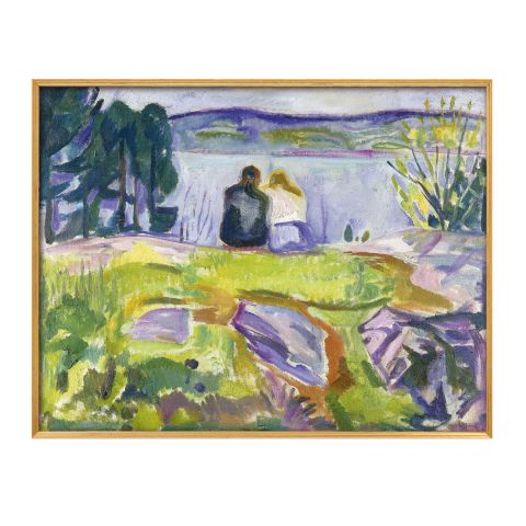 Edvard Munch: Frühling (Liebespaar am Ufer) (1911-13) 