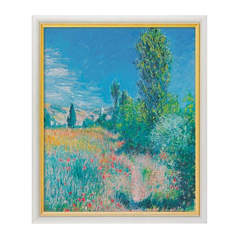 Claude Monet: Bild "Landschaft auf Saint-Martin" (1881), gerahmt 