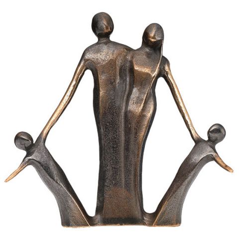 Kerstin Stark: Skulptur "Due Piccolini", Bronze 