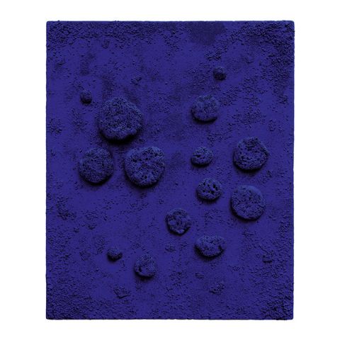 Yves Klein, Blaues Schwammrelief 