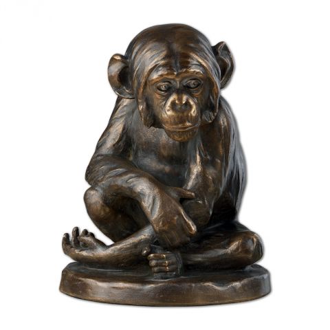 Johann Robert Korn: Skulptur „Schimpanse“ 