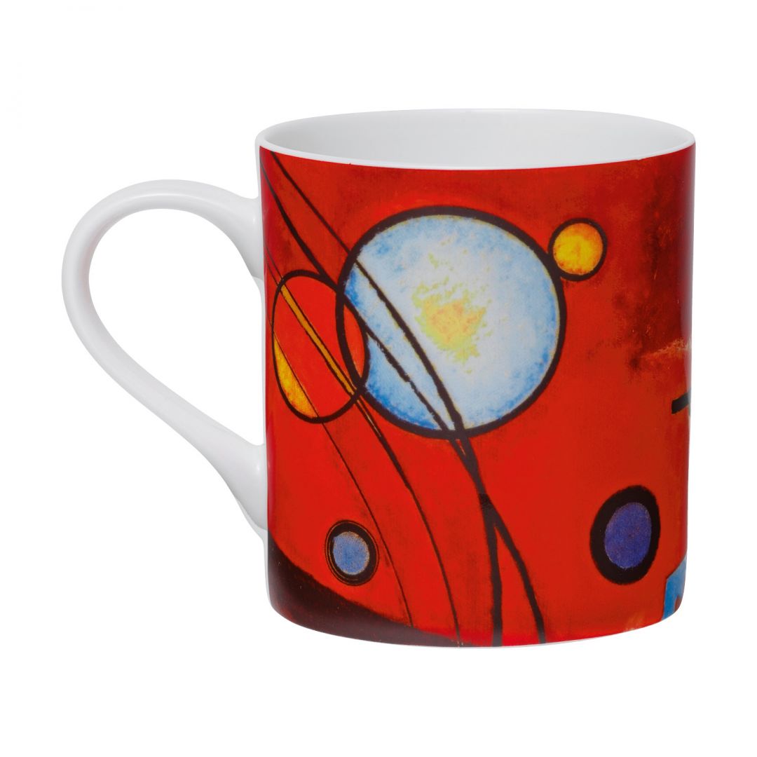 Wassily Kandinsky - 2 Becher Schweres Rot und Gelb - Rot - Blau im Set, Porzellan  2