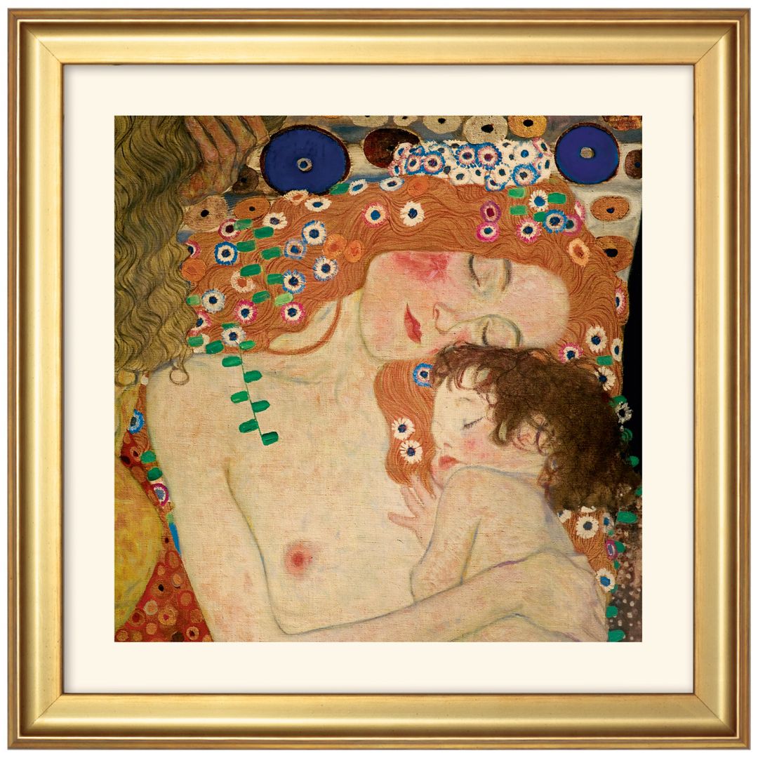 Gustav Klimt - 4 Bilder im Set, gerahmt  3